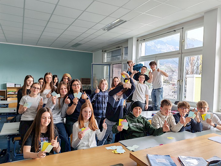 EMQ-Rookies 2026 der 3a des BG/BRG/SRG Reithmannstraße Innsbruck | © BG/BRG/SRG Reithmannstraße Innsbruck