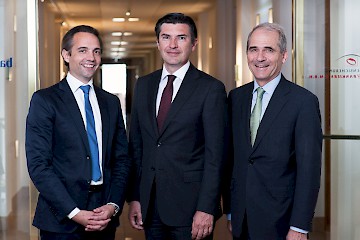 GS Dr. Gerald Resch, Präsident Robert Zadrazil, Vizepräsident Dr. Helmut Gerlich | © Bankenverband | Foto: Nick Albert