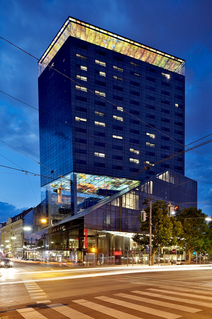Der Design Tower im Herzen Wiens wird ab Sommer zu Österreichs größtem Innovationszentrum | © Uniqa | Foto: G. Menzl