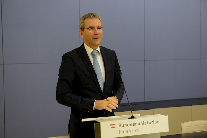 Finanzminister Hartwig Löger  | © BMF | Foto: Hradil